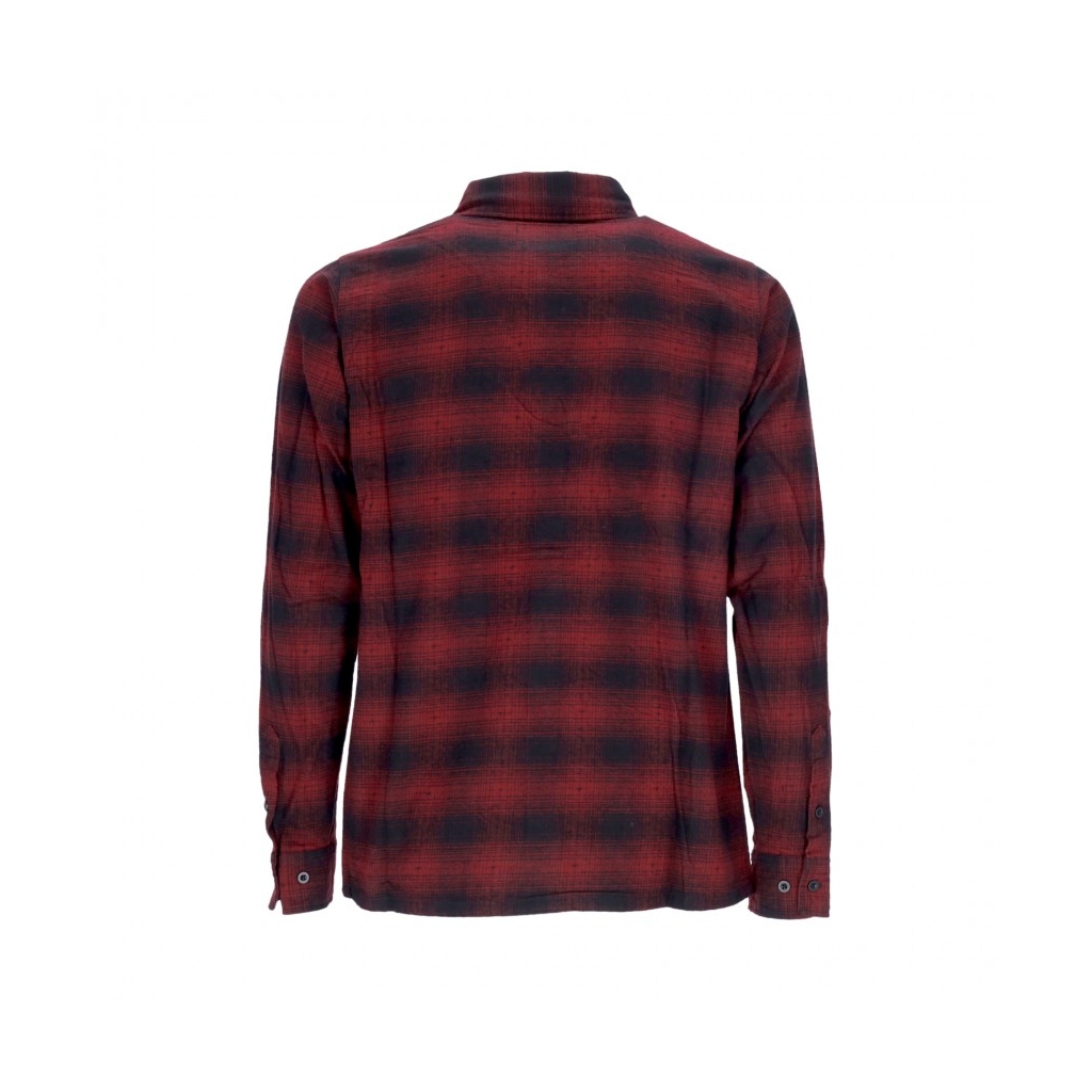 camicia manica lunga uomo tilden flannel l/s shirt MAROON