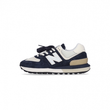 scarpa bassa uomo 574 legacy NATURAL/INDIGO BLUE