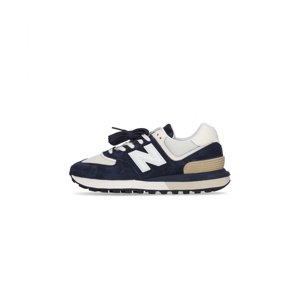 scarpa bassa uomo 574 legacy NATURAL/INDIGO BLUE