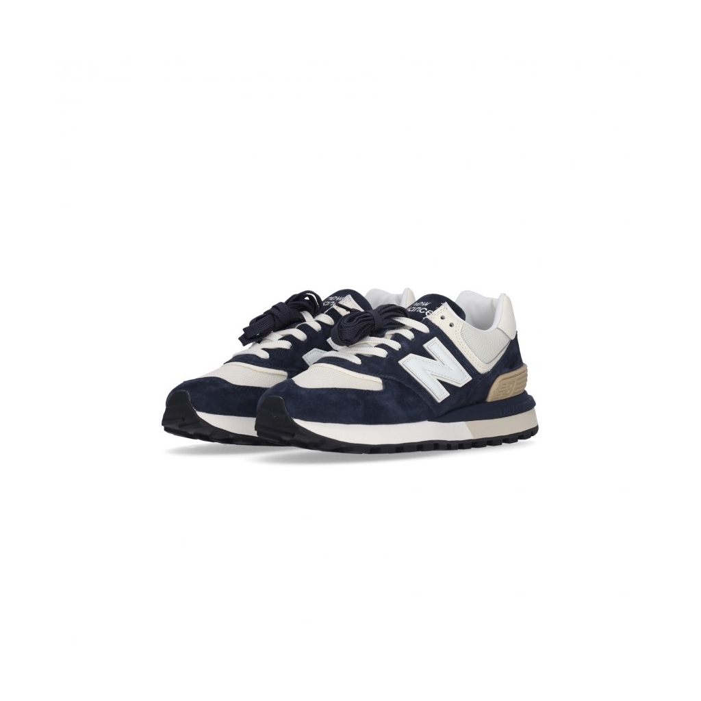 scarpa bassa uomo 574 legacy NATURAL/INDIGO BLUE