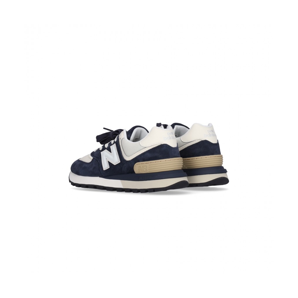 scarpa bassa uomo 574 legacy NATURAL/INDIGO BLUE