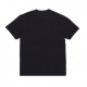 maglietta uomo stack logo tee BLACK/WHITE