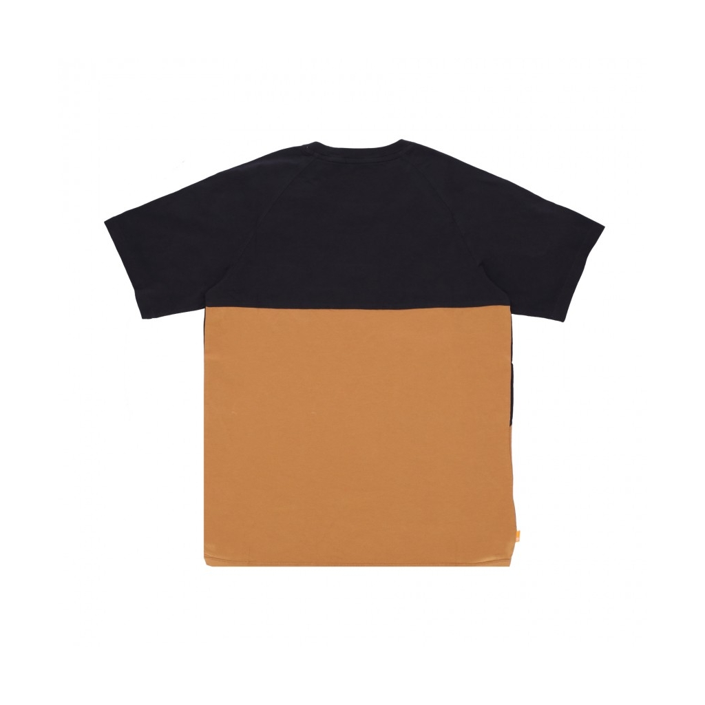 maglietta uomo cut sew tee BLACK/WHEAT BOOT