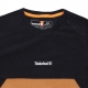 maglietta uomo cut sew tee BLACK/WHEAT BOOT