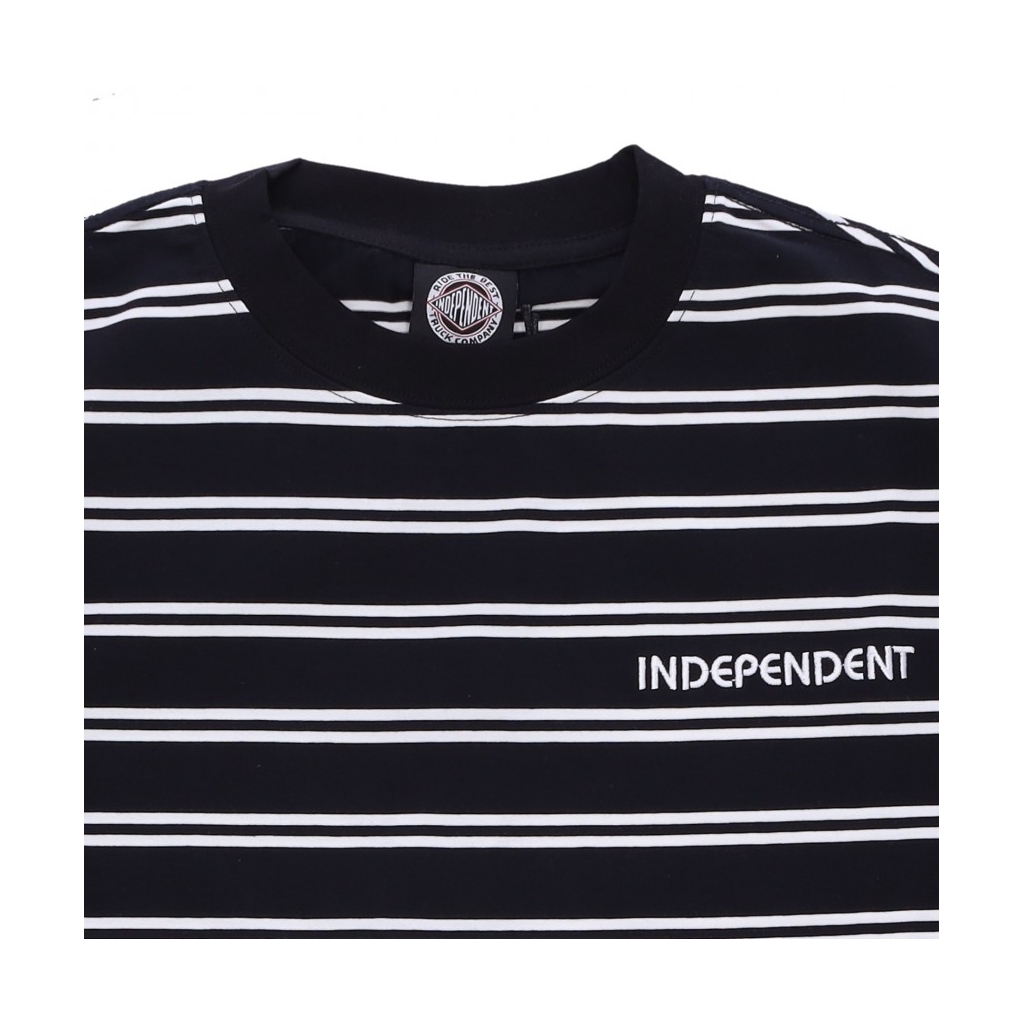 maglietta uomo bauhaus striped tee BLACK