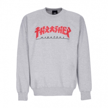 felpa girocollo uomo godzilla logo crewneck LIGHT STEEL