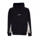 felpa cappuccio uomo aop hoodie BLACK