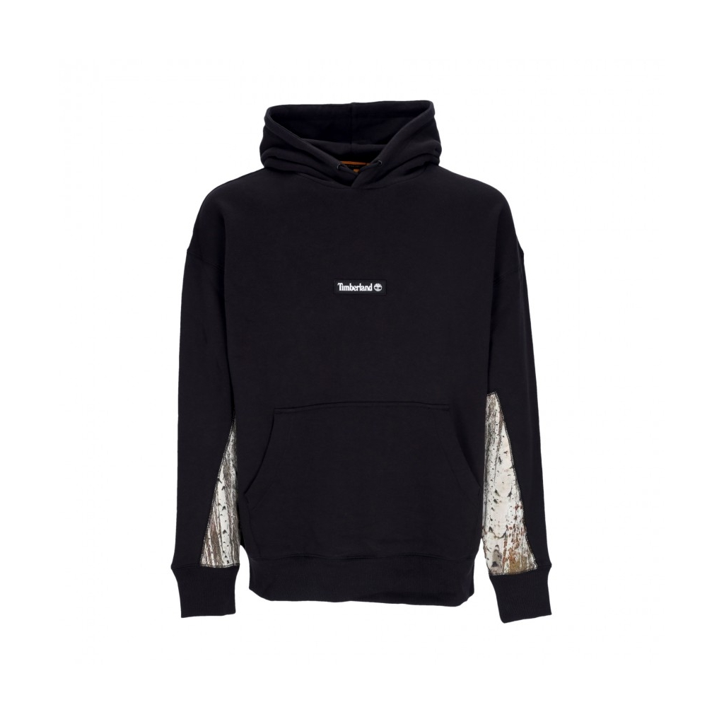 felpa cappuccio uomo aop hoodie BLACK