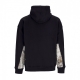 felpa cappuccio uomo aop hoodie BLACK