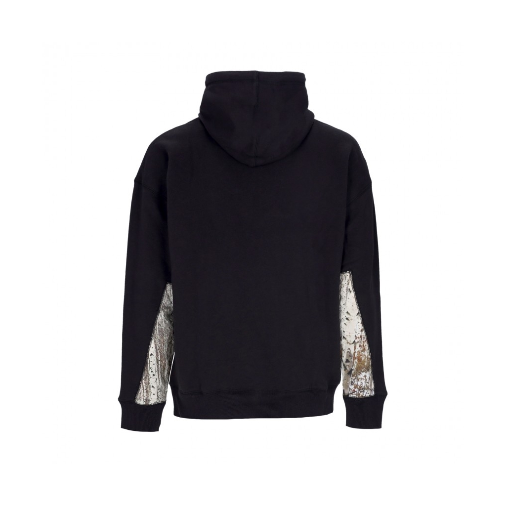 felpa cappuccio uomo aop hoodie BLACK