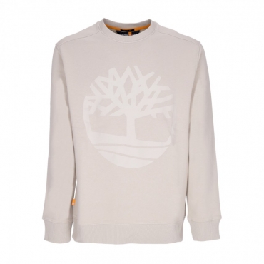 felpa girocollo uomo core logo crewneck brushback ISLAND FOSSIL