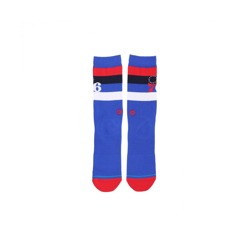 calza media uomo 76ers st crew BLUE