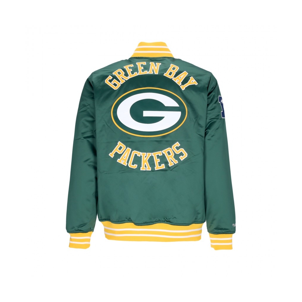 Green Bay Packers Vintage Bomber Jacket Winter Coat - T-shirts Low