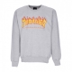 felpa girocollo uomo flame crewneck LIGHT STEEL/YELLOW