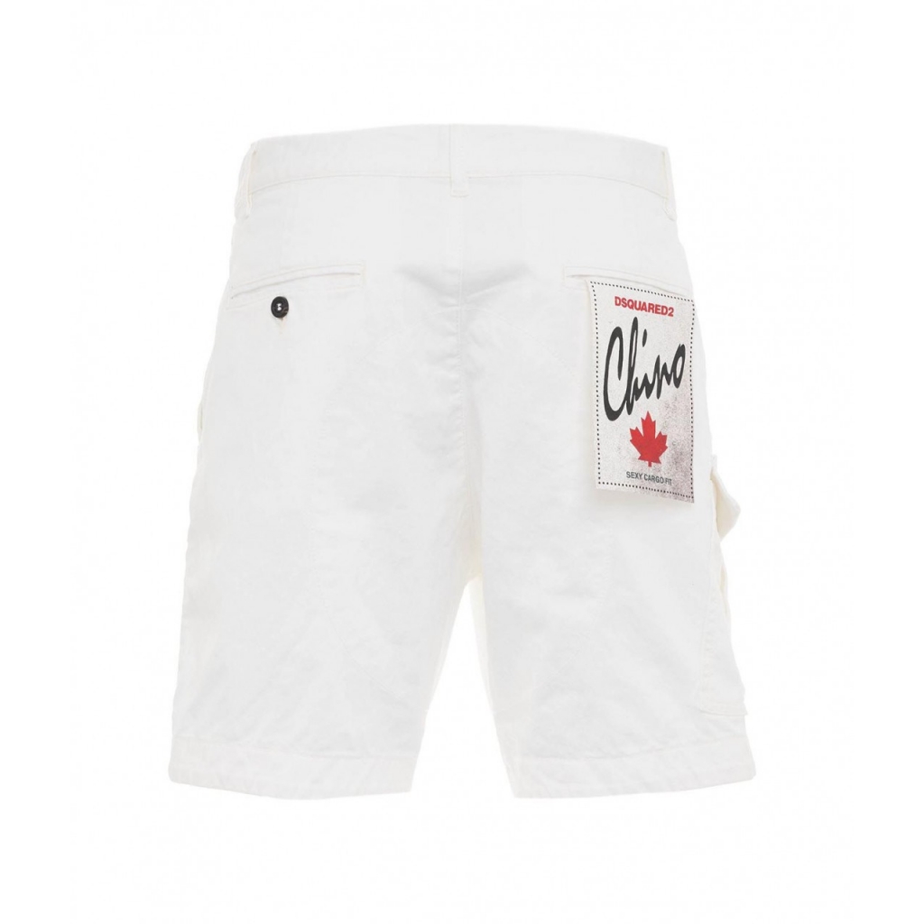 Dsquared2 Sexy cargo shorts - White