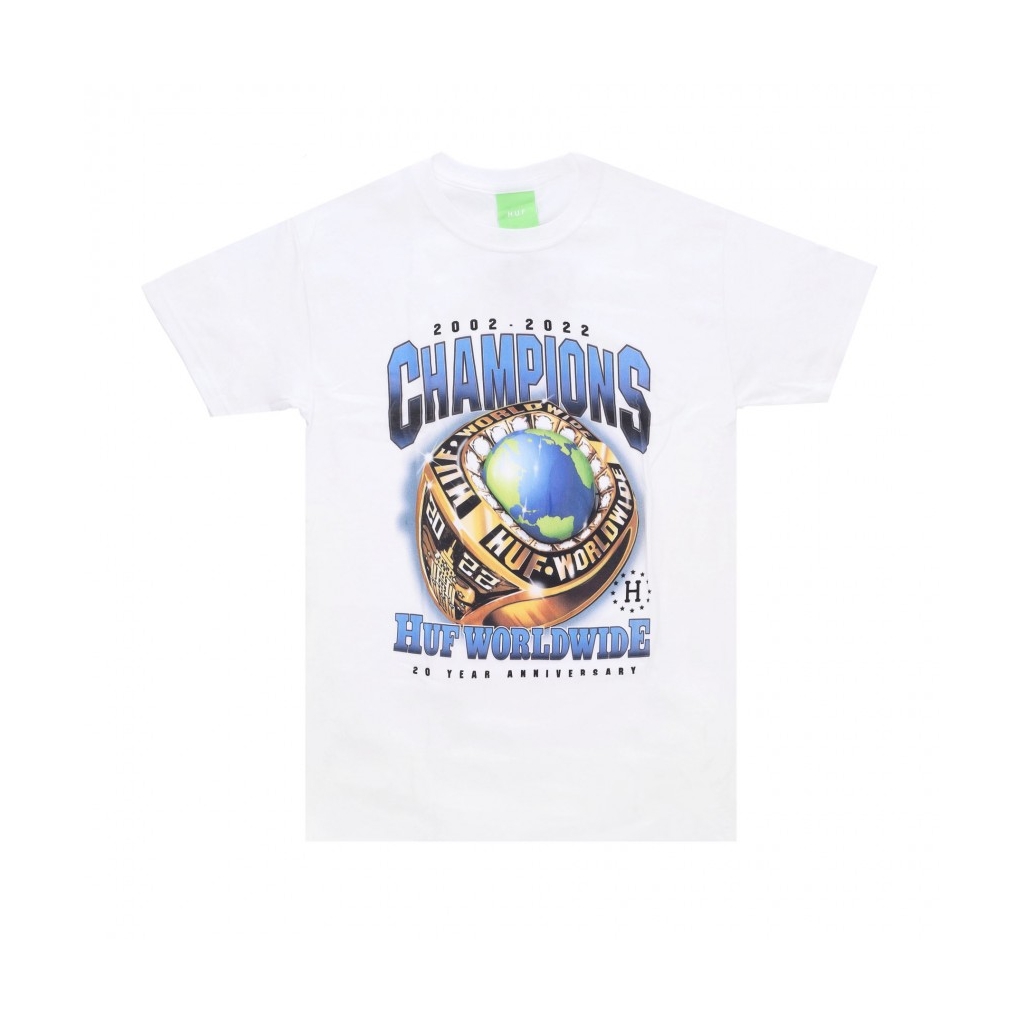 maglietta uomo champions tee WHITE