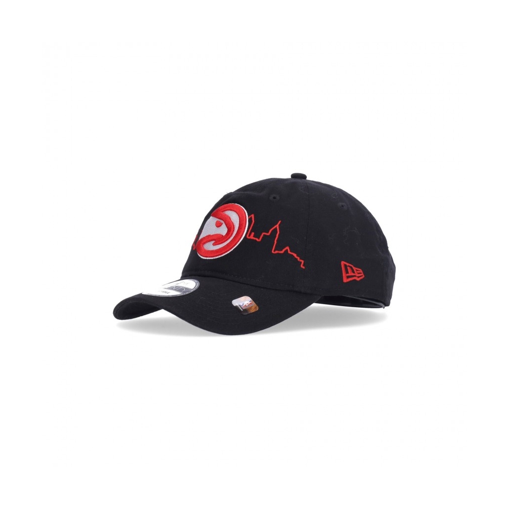 cappellino visiera curva uomo nba tip off 920 atlhaw BLACK/ORIGINAL TEAM COLORS