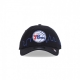 cappellino visiera curva uomo nba tip off 920 phi76e BLACK/ORIGINAL TEAM COLORS