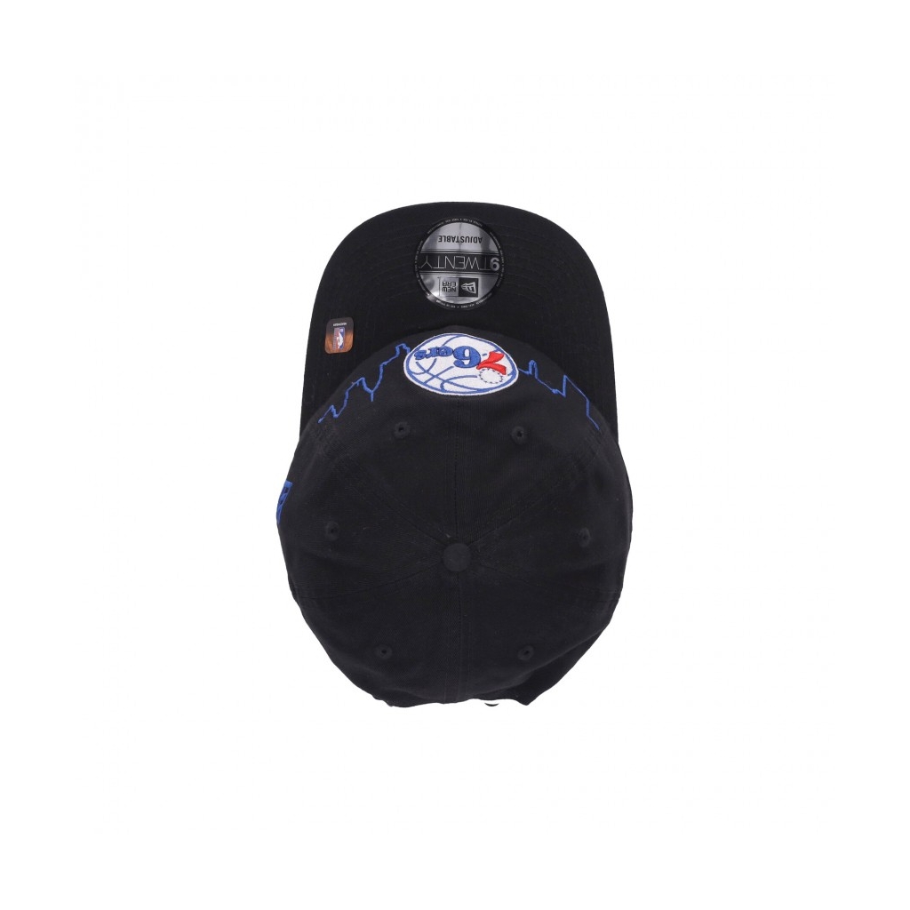 cappellino visiera curva uomo nba tip off 920 phi76e BLACK/ORIGINAL TEAM COLORS