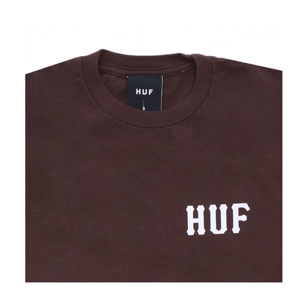 maglietta uomo essentials classic h tee CHOCOLATE