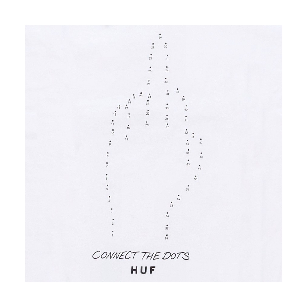 maglietta uomo connect the dots tee WHITE