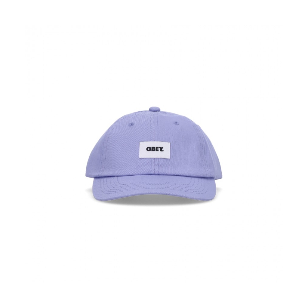 cappellino visiera curva uomo bold label organic 6 panel DIGITAL VIOLET