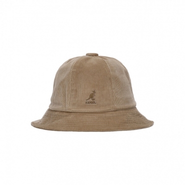 cappello da pescatore uomo cord casual BEIGE