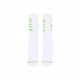 calza media uomo essential og logo sock WHITE/LIME