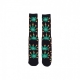 calza media uomo green buddy flame sock BLACK