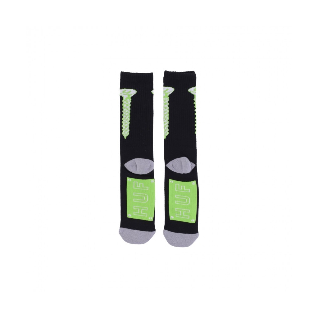 calza media uomo hardware sock BLACK