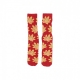 calza media uomo gingerbread buddy sock RED