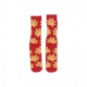 calza media uomo gingerbread buddy sock RED