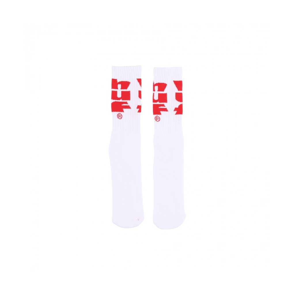 calza media uomo oversized sock WHITE