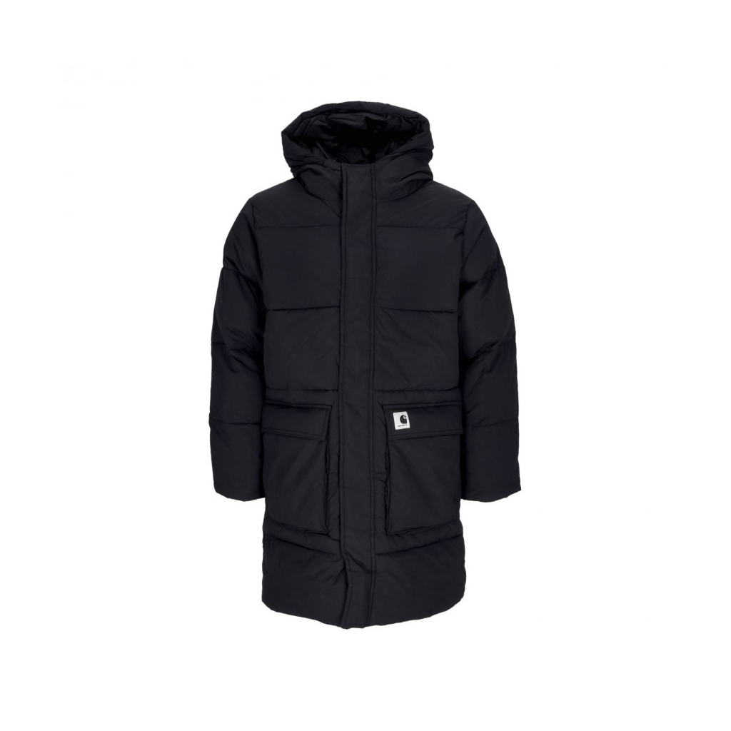 piumino lungo donna erie coat BLACK