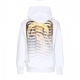 felpa cappuccio uomo ribs virgin hoodie WHITE