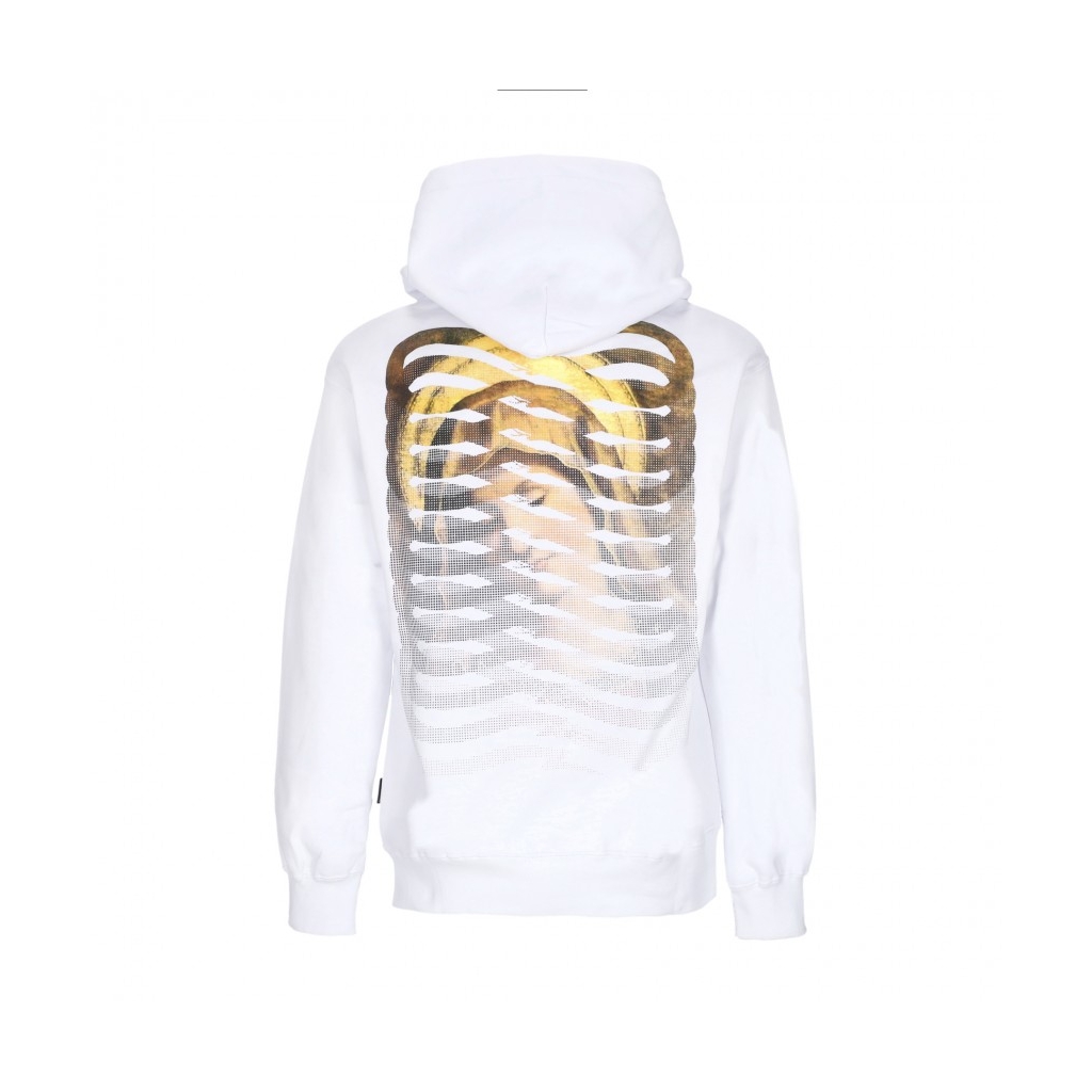 felpa cappuccio uomo ribs virgin hoodie WHITE