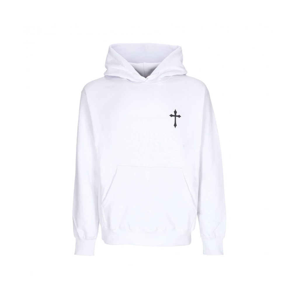 felpa cappuccio uomo ribs virgin hoodie WHITE