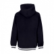 felpa cappuccio uomo monogram hoodie BLACK