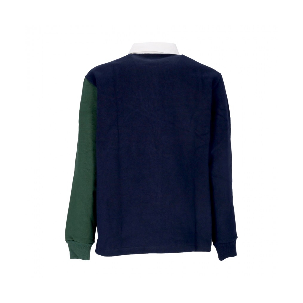 polo manica lunga uomo mixed up l/s knit polo NAVY