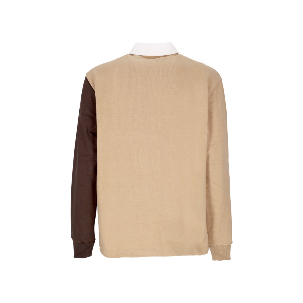 polo manica lunga uomo mixed up l/s knit polo KHAKI