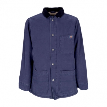 giacca workwear uomo duck canvas chore coat STONE WASHED NAVY