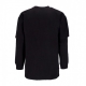 maglietta manica lunga uomo hunter two-fer l/s knit BLACK