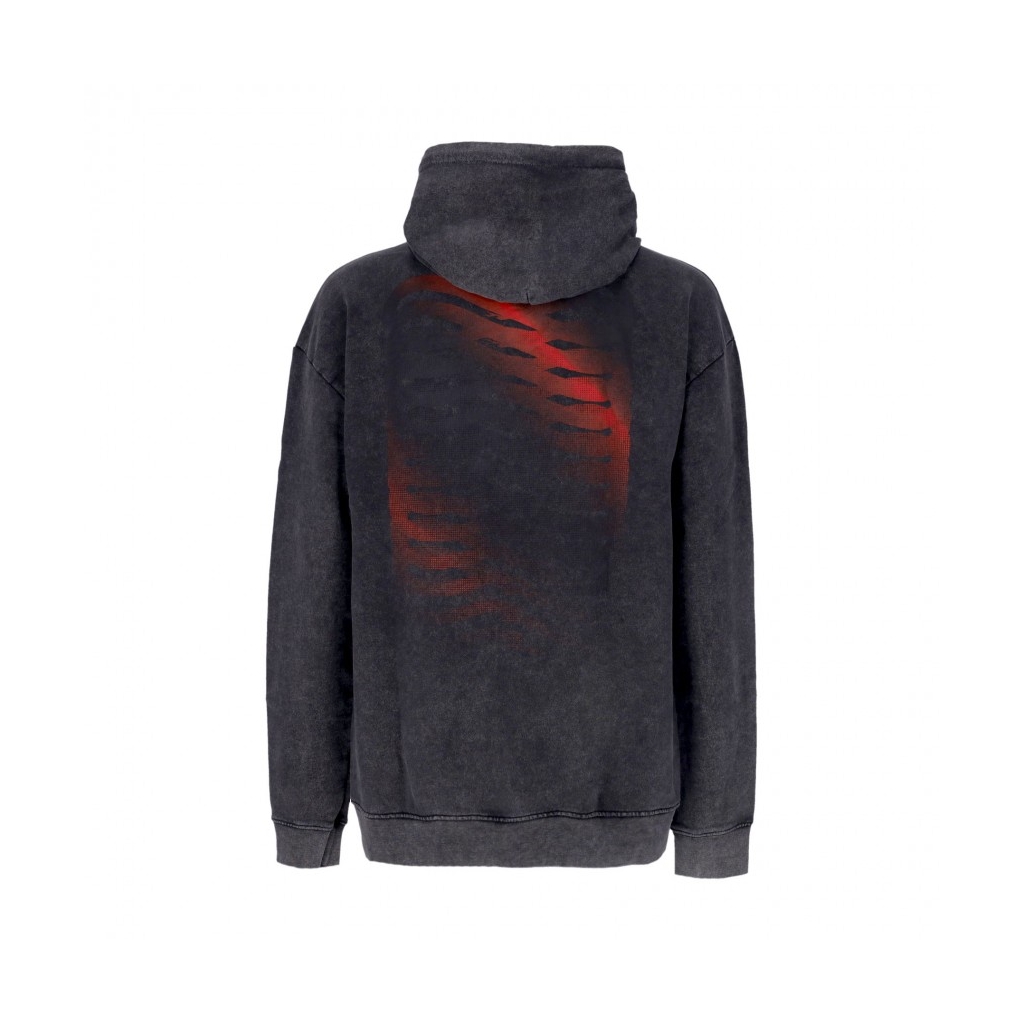 felpa cappuccio uomo ribs hoodie STONE