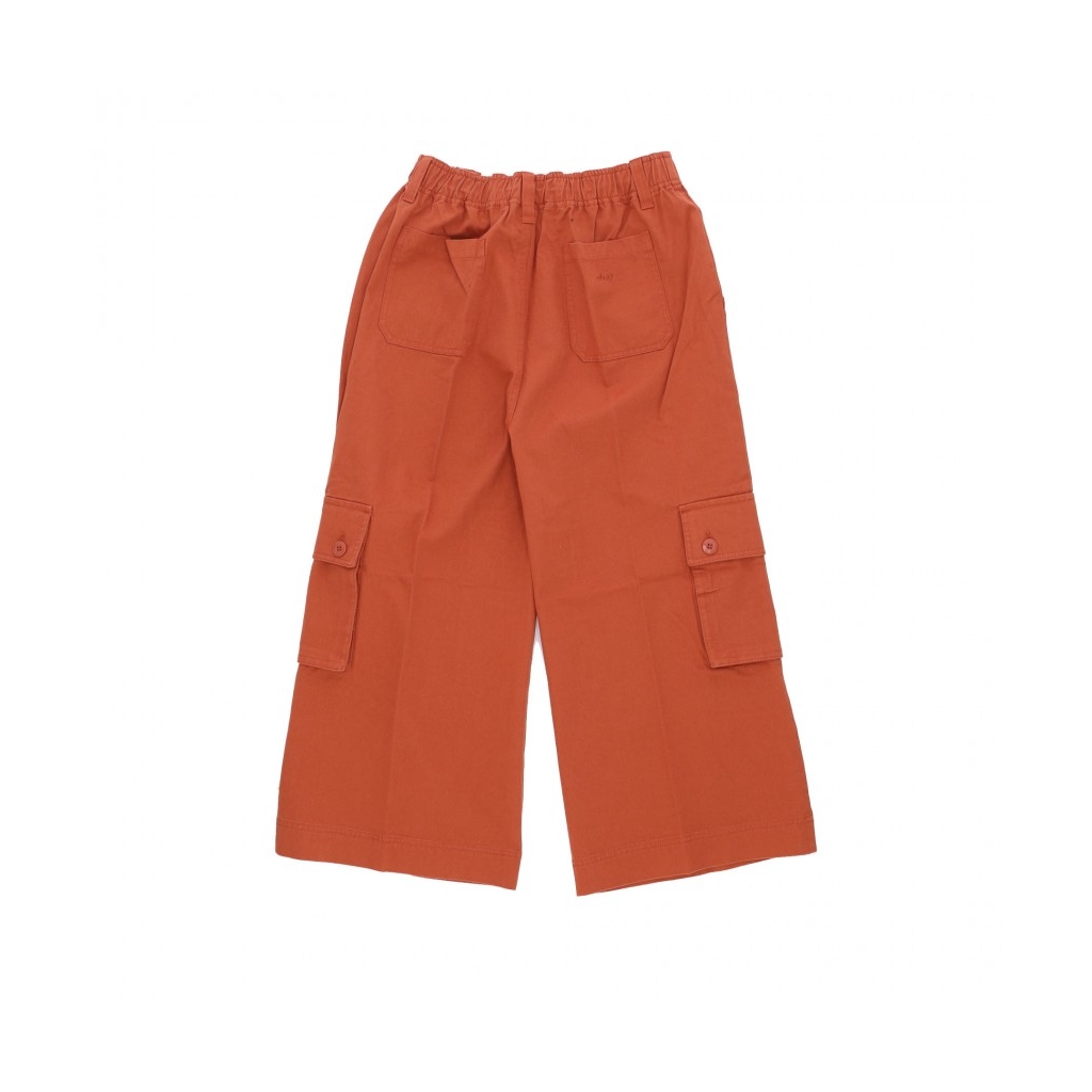 pantalone lungo donna hazel cropped wide pant BOMBAY BROWN