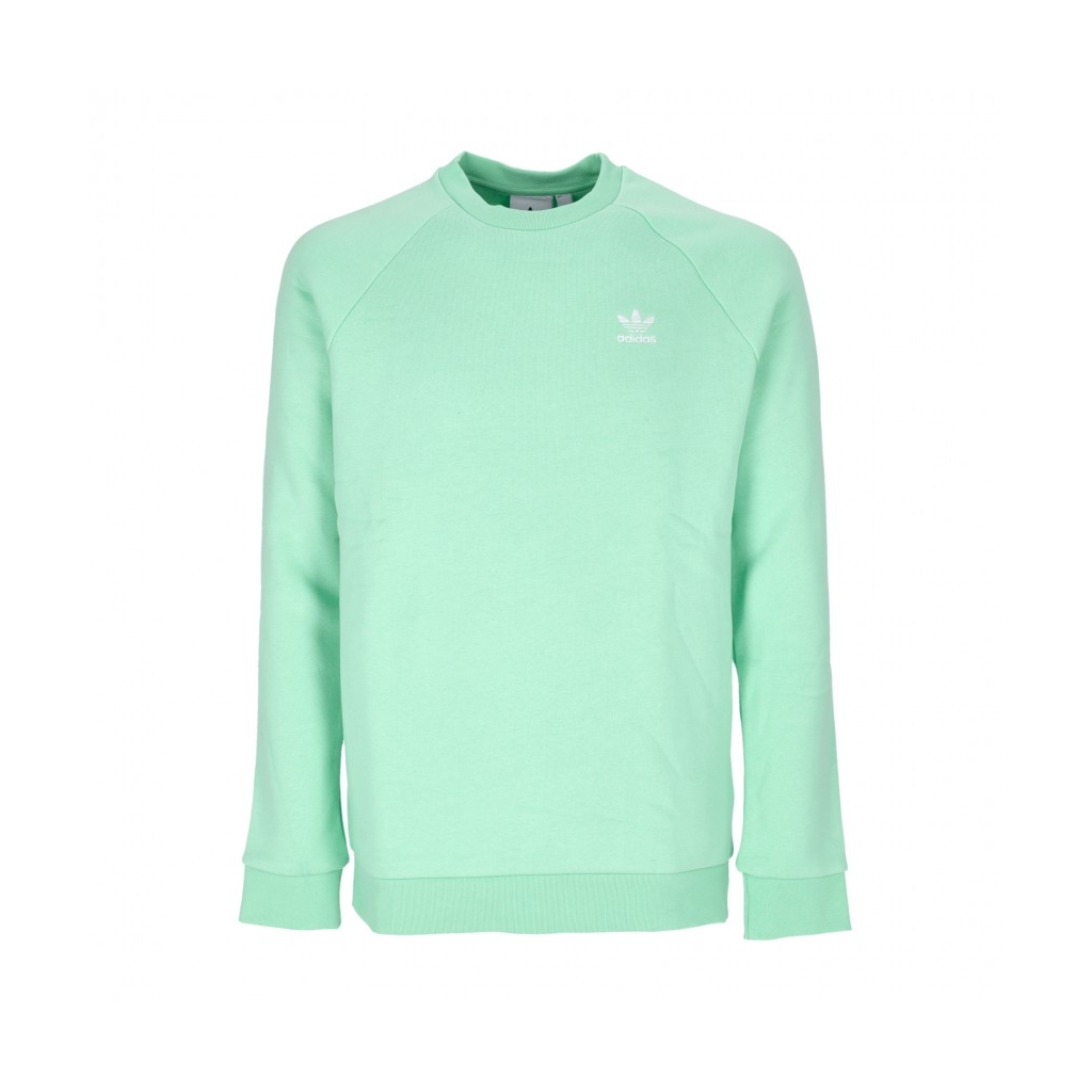 felpa girocollo uomo essential trefoil crewneck GLORY MINT