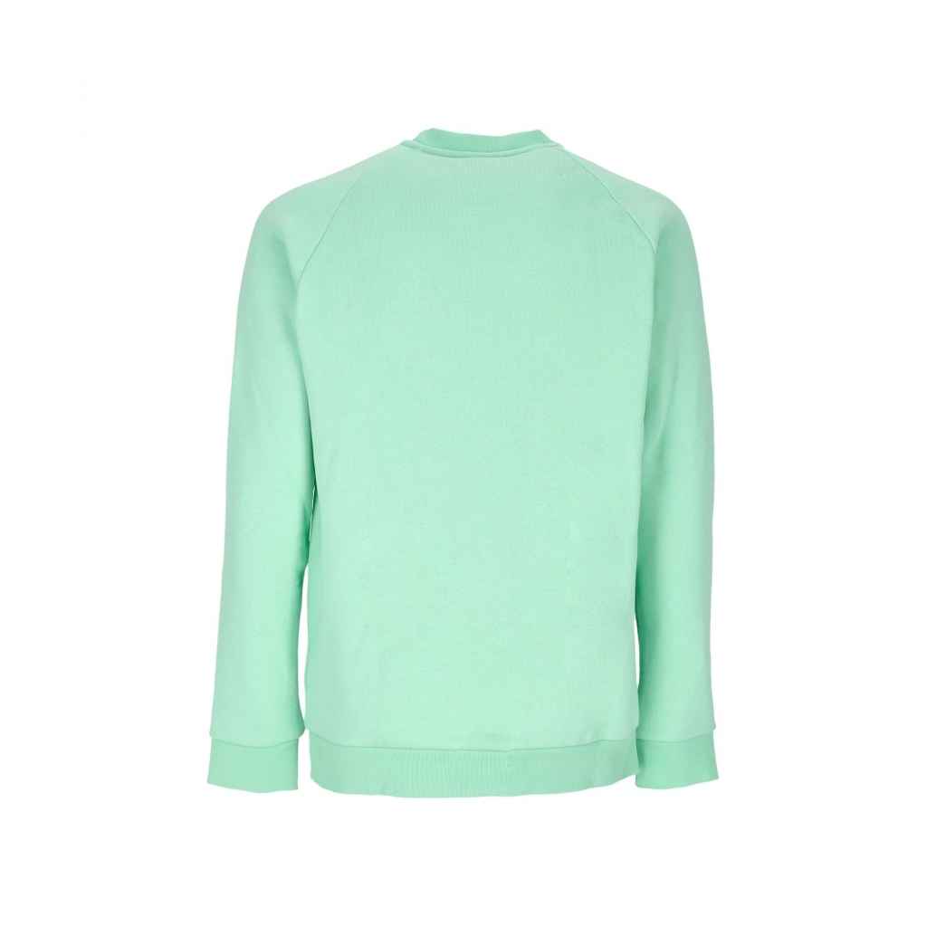 felpa girocollo uomo essential trefoil crewneck GLORY MINT