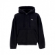 felpa cappuccio zip uomo gaze hood jacket BLACK