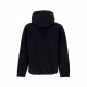 felpa cappuccio zip uomo gaze hood jacket BLACK