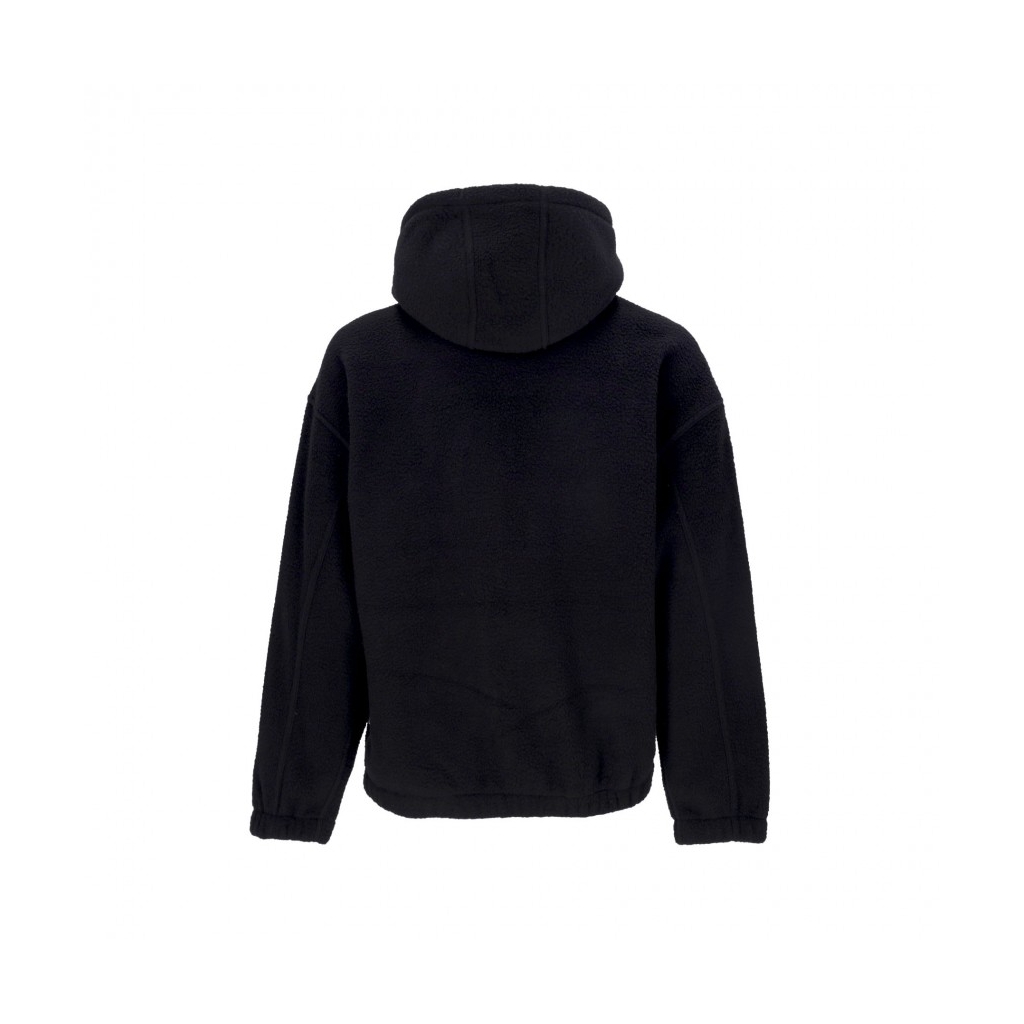 felpa cappuccio zip uomo gaze hood jacket BLACK