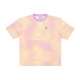 maglietta donna all over print tee BLISS LILAC/ALMOST YELLOW